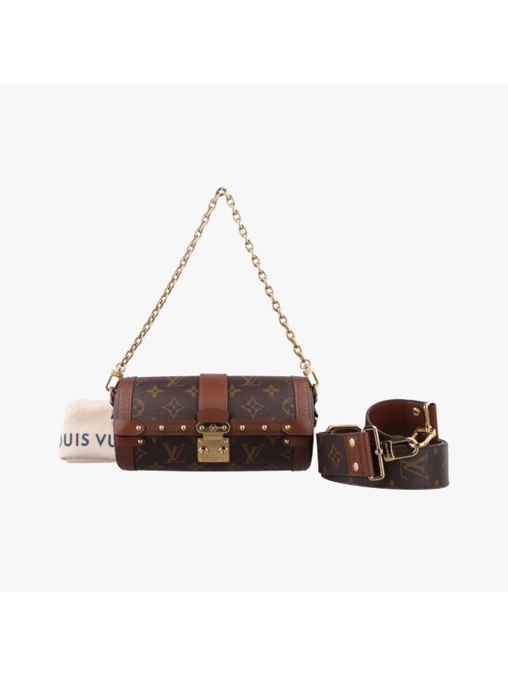 Louis Vuitton Papillon Trunk Monogram Brown Canvas Calfskin